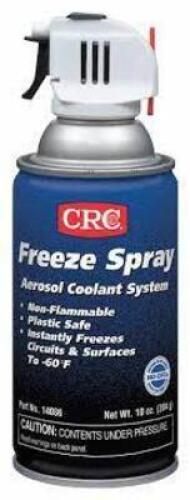 DESCRIPTION: (6) FREEZE SPRAY BRAND/MODEL: CRC RETAIL$: $175.00 TOTAL SIZE: 10 OZ QTY: 6