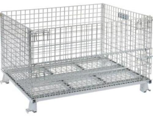 (1) FOLDING WIRE CONTAINER
