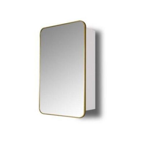 (1) MIRROR MEDICINE CABINET