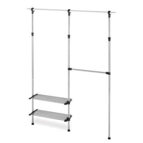 (1) ADJUSTABLE STEEL CLOSET ORGANIZER