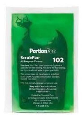 (1) BOX OF (132) ALL PURPOSE CLEANER PACKS
