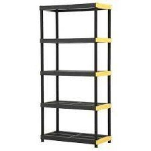 (1) PLASTIC GARAGE SHELF