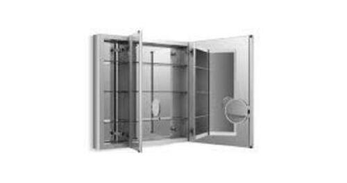 DESCRIPTION: (1) SLOW CLOSE MEDICINE CABINET BRAND/MODEL: KOHLER #99011 RETAIL$: $916.61 EA SIZE: 40X30 QTY: 1