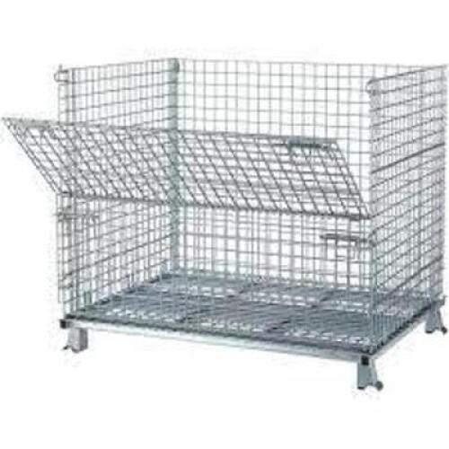 (2) FOLDING WIRE CONTAINER