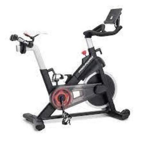 DESCRIPTION: (1) EXERCISE BIKE BRAND/MODEL: PROFORM CARBON CX #EPFEX63919 RETAIL$: 500 SIZE: 21X51 QTY: 1