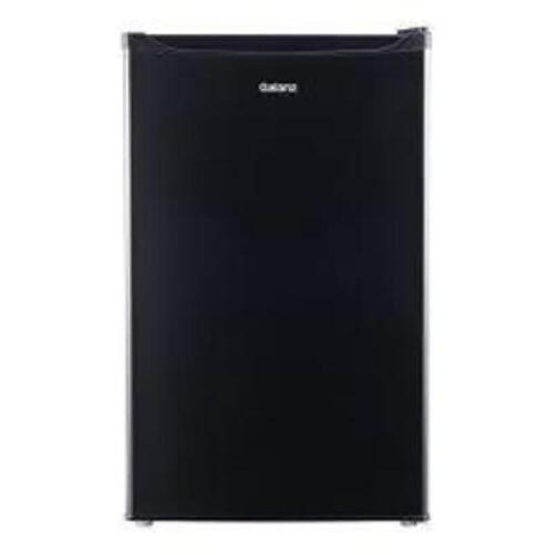 DESCRIPTION: (1) SINGLE DOOR COMPACT REFRIGERATOR BRAND/MODEL: GLANZ #GL43BK INFORMATION: BLACK RETAIL$: 164 SIZE: 4.3 CU FT QTY: 1