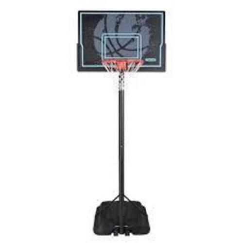 DESCRIPTION: (1) PORTABLE ADJUSTABLE HEIGHT BASKETBALL HOOP SYSTEM BRAND/MODEL: LIFETIME #1221 RETAIL$: $145.00 EA SIZE: 44" QTY: 1