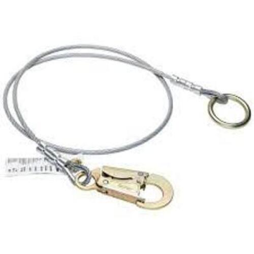 DESCRIPTION: (2) ANCHOR EXTENSION VINYL COATED CABLE BRAND/MODEL: WERNER #A113008 RETAIL$: $40.00 EA SIZE: 8' QTY: 2