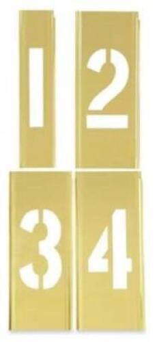 DESCRIPTION: (2) STENCIL SET BRAND/MODEL: ULINE RETAIL$: $30.00 EA SIZE: 2" QTY: 2