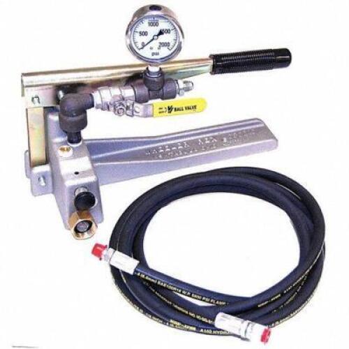 DESCRIPTION: (1) HYDROSTATIC TEST PUMP BRAND/MODEL: WHEELER-REX #6GDU5 RETAIL$: $244.98 EA SIZE: 1000 PSI QTY: 1