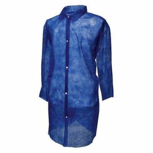 DESCRIPTION: (2) BOX OF (30) DISPOSABLE LAP COAT BRAND/MODEL: ACTION CHEMICAL #13V876 INFORMATION: BLUE RETAIL$: $78.41 EA SIZE: 4XL QTY: 2
