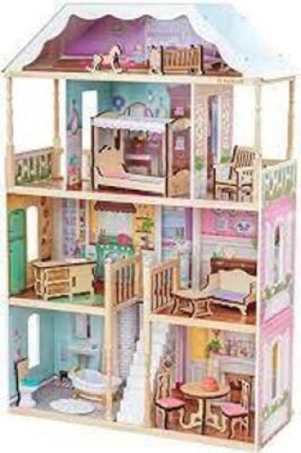 DESCRIPTION: (1) KIDS DOLLHOUSE BRAND/MODEL: KIDKRAFT CHARLOTTE RETAIL$: 139 QTY: 1
