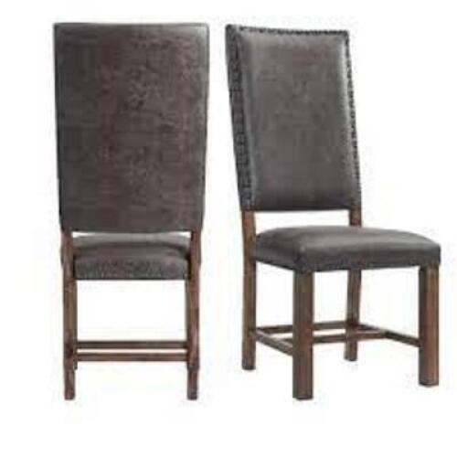 DESCRIPTION: (2) TALL BACK SIDE CHAIR BRAND/MODEL: PICKET HOSE FURNISHINGS #DGC500SLSC RETAIL$: $244.80 TOTAL QTY: 2