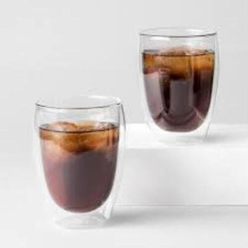 DESCRIPTION: (1) SET OF (8) DOUBLE WALL MEDIUM GLASSES BRAND/MODEL: BODUM PAVINA RETAIL$: $30.00 EA SIZE: 12 OZ QTY: 1