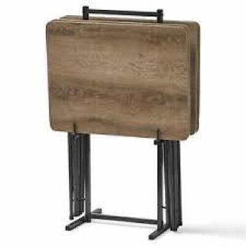DESCRIPTION: (5) FOLDING TABLE TRAY BRAND/MODEL: MAINSTAYS INFORMATION: IMAGES ARE FOR ILLUSTRATION PURPOSES ONLY AND MAY NOT BE AN EXACT REPRESENTATI
