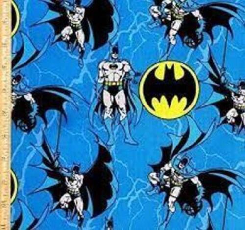 DESCRIPTION: (2) ROLLS OF COTTON BATMAN FABRIC BRAND/MODEL: DC COMICS RETAIL$: $8.00 EA SIZE: 1.5 YARDS QTY: 2