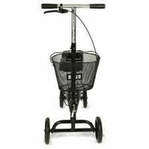 DESCRIPTION: (1) FOLDING KNEE WALKER BRAND/MODEL: EQUATE #EQKW100 INFORMATION: BLACK RETAIL$: $115.00 EA QTY: 1