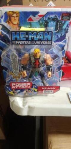 DESCRIPTION: (1) MASTERS OF THE UNIVERSE LARGE ACTION FIGURE BRAND/MODEL: HE MAN RETAIL$: $15.00 EA QTY: 1