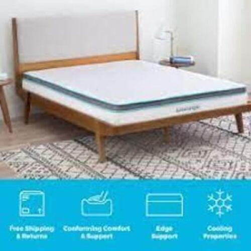 DESCRIPTION: (1) HYBRID MATTRESS BRAND/MODEL: LINESPA #WMLS08TXGFSP INFORMATION: TWIN RETAIL$: $150.00 EA SIZE: 8 IN QTY: 1