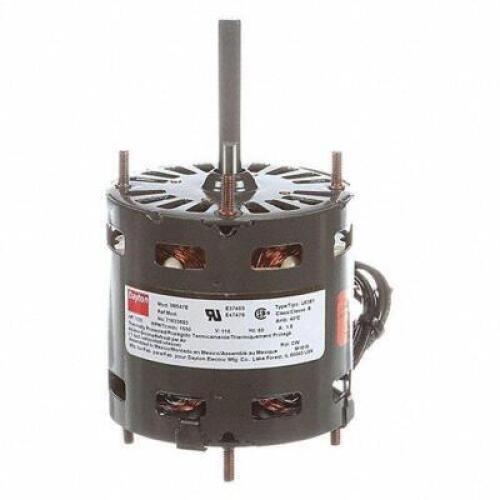 DESCRIPTION: (2) HVAC MOTOR BRAND/MODEL: DAYTON #3M547 RETAIL$: $68.33 EA SIZE: 1/20 HP 1,550 NAMEPLATE RPM QTY: 2