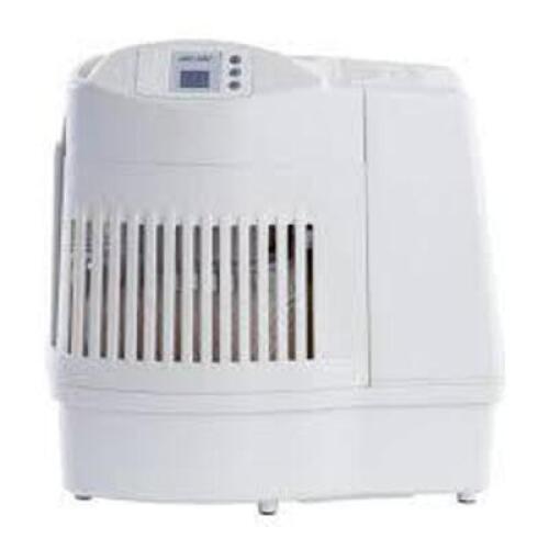 DESCRIPTION: (1) MINI CONSOLE EVAPORATIVE HUMIDIFIER BRAND/MODEL: AIRCARE #MA0800 INFORMATION: WHITE RETAIL$: 120 SIZE: 2.5 GALLON QTY: 1
