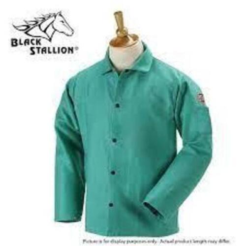 DESCRIPTION: (10) WELDING SHIRT BRAND/MODEL: REVCO #910 GREEN INFORMATION: GREEN RETAIL$: $21.00 EA SIZE: LARGE QTY: 10