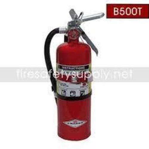 DESCRIPTION: (1) FIRE EXTINGUISHER BRAND/MODEL: AMEREX #B500T RETAIL$: 100 SIZE: 5 LB QTY: 1