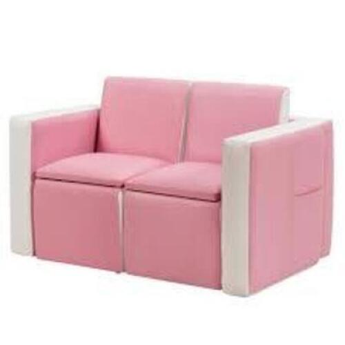 DESCRIPTION: (1) KIDS SOFA BRAND/MODEL: BOYLE LIVING #HW58620PI INFORMATION: PINK RETAIL$: $263.00 EA QTY: 1