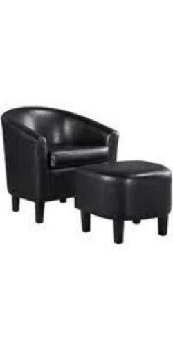 DESCRIPTION: (1) CLUB CHAIR FOR LIVING ROOM BRAND/MODEL: YAHEETECH #611072 INFORMATION: BLACK RETAIL$: $144.00 EA QTY: 1