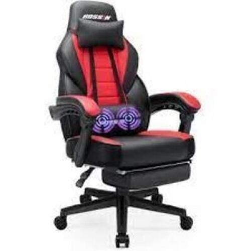 DESCRIPTION: (1) GAMING CHAIR BRAND/MODEL: X ROCKER VORTEX RETAIL$: 140 SIZE: 29.72 X 26.77 X 51.50 QTY: 1
