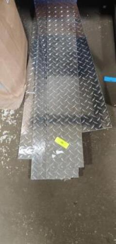 (6) PIECES OF ALUMINUM DIAMOND PLATE