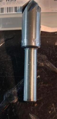 DESCRIPTION: (3) HSS COUNTERSINK BRAND/MODEL: M.A. FORD 01057249 RETAIL$: 17.41 EA SIZE: 3/8: HEAD DIA 1/4" SD QTY: 3