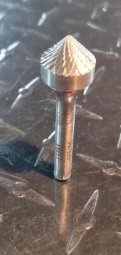 DESCRIPTION: (1) SK-6 CARBIDE DOUBLE CUT CONE BURR BRAND/MODEL: SGS PRO 15003 QTY: 1