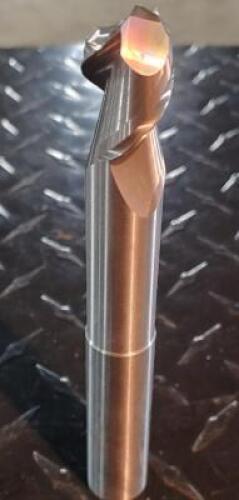 DESCRIPTION: (1) HIGH PERFORMANCE CARBIDE REDUCED NECK END MILL BRAND/MODEL: DATA FLUTE HSML20750 .190 RAD RETAIL$: 236.5 SIZE: 3/4" DIA 1" FL LNGTH Q