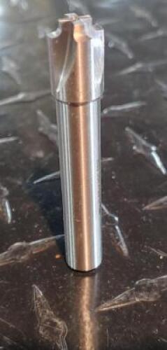 DESCRIPTION: (1) HSS CORNER ROUNDING END MILLL BRAND/MODEL: INTERSTATE 01826031 RETAIL$: 78.22 SIZE: 3/64" RAD 7/16" DIA 3/8" SD QTY: 1