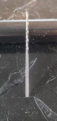 DESCRIPTION: (1) SOLID CARBIDE JOBBER DRILL BRAND/MODEL: HERTEL 79891776 RETAIL$: 14.14 SIZE: 3/64" QTY: 1