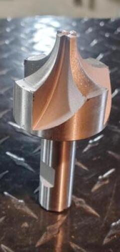 DESCRIPTION: (1) HSS CORNER RADIUS END MILL BRAND/MODEL: INTERSTATE 01826486 RETAIL$: 338.14 SIZE: 3/4" RAD 1-7/8" DIA QTY: 1