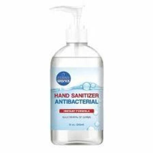 DESCRIPTION: (6) HAND SANITIZER BRAND/MODEL: CLEAN WORKS RETAIL$: $4.15 EA SIZE: 8 OZ QTY: 6