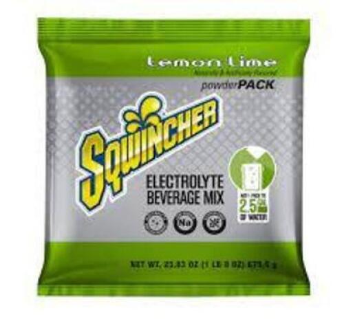 DESCRIPTION: (4) CONCENTRATE SPORTS DRINK POWDER BRAND/MODEL: SQWINCHER INFORMATION: LEMON LIME RETAIL$: $8.00 EA SIZE: 23 OZ QTY: 4