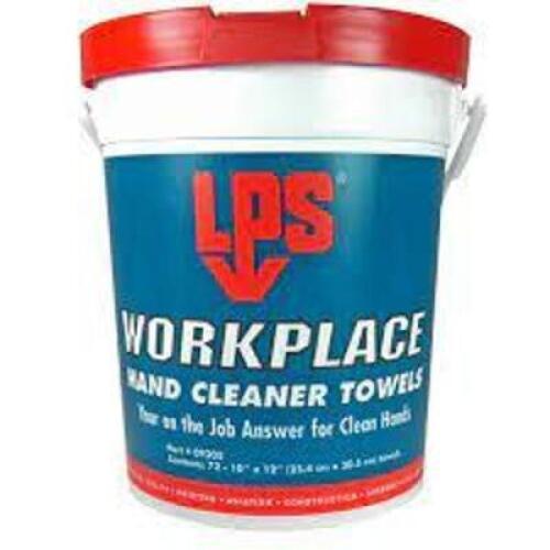 DESCRIPTION: (4) HAND CLEANER TOWELS BRAND/MODEL: LPS WORKPLACE RETAIL$: $30.00 EA QTY: 4