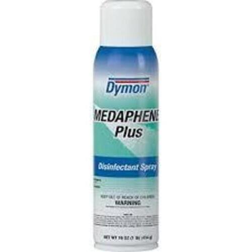 DESCRIPTION: (6) DISINFECTANT SPRAY BRAND/MODEL: DYMON MEDAPHENE PLUS #ITW35720 RETAIL$: $6.00 EA SIZE: 15 OZ QTY: 6