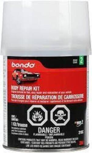 DESCRIPTION: (1) BODY REPAIR KIT BRAND/MODEL: BONDO #00312 RETAIL$: $20.00 EA QTY: 1