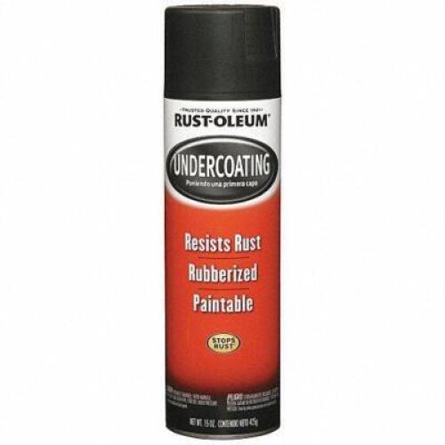 DESCRIPTION: (6) AUTOMOTIVE RUBBERIZED UNDERCOATING SPRAY BRAND/MODEL: RUST-OLEUM INFORMATION: BLACK RETAIL$: $10.00 EA SIZE: 15 OZ QTY: 6