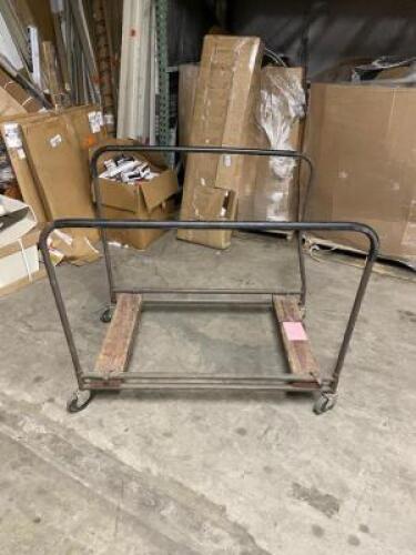 47" X 22" X 32" MATERIAL CART ON CASTERS