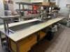 DESCRIPTION: 16' X 60" TWO SECTION REFRIGERATED MAKE LINE W/ STAINLESS RISER SHELF. ADDITIONAL INFORMATION 115 VOLT, 1 PHASE. RISER IS IN ONE SECTION, - 5