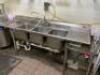DESCRIPTION: ADVANCE TABCO 90" THREE WELL POT SINK W/ LEFT AND RIGHT DRY BOARDS BRAND / MODEL: ADVANCE TABCO SIZE 90" LOCATION: KITCHEN QTY: 1 - 2