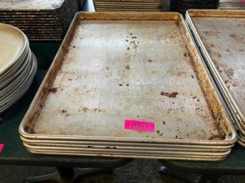 DESCRIPTION: (6) FULL SIZE SHEET PANS SIZE FULL SIZE LOCATION: SEATING THIS LOT IS: SOLD BY THE PIECE QTY: 6