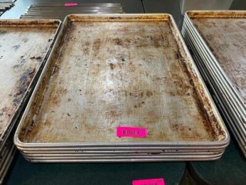 DESCRIPTION: (6) FULL SIZE SHEET PANS SIZE FULL SIZE LOCATION: SEATING THIS LOT IS: SOLD BY THE PIECE QTY: 6