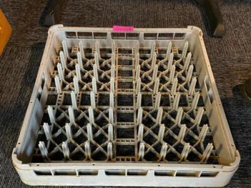 DESCRIPTION: GLASS RACK LOCATION: SEATING QTY: 1