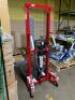 DESCRIPTION: (1) MANUAL FORK-OVER STACKER BRAND/MODEL: DAYTON/4VMD9 INFORMATION: RED/LOAD CAPACITY: 2,000 LBS/MINOR PAINT SPILL, SEE FOR INSPECTION RE - 2